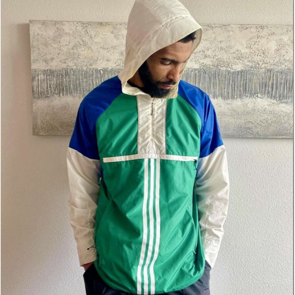 Adidas originals Vintage Y2K Jacket Blue Men s L Retro Edition